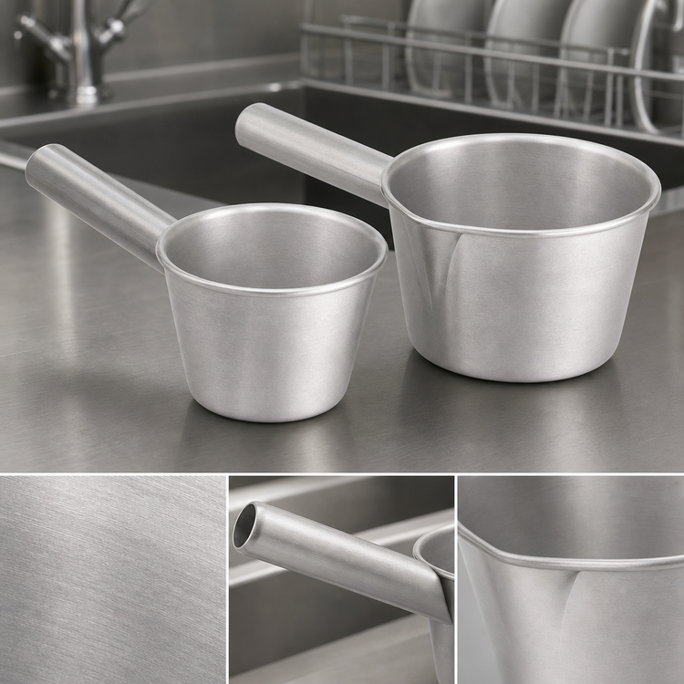 Product image #3 for Vollrath 30 oz 11-1/2 Inch Aluminum Transfer Ladle/Dipper
