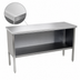 Thumbnail image #3 for John Boos Stainless Steel Open Front Enclosed Base Work Table, 48 x 24 Inch, 14-Gauge Top