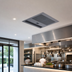 Thumbnail image #3 for Berner Architectural Recessed 12 In-Ceiling Electric Heated Air Curtain, 108 Inch Wide, 3-Motor, 42 kW