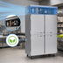 Thumbnail image #3 for Beverage-Air Horizon Series Two-Section Top-Mount Reach-In Freezer, Four Half Solid Doors, 45.2 Cu. Ft.