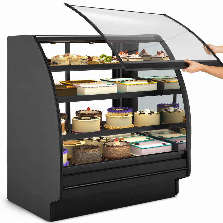 Curved Lift-Up Front Glass