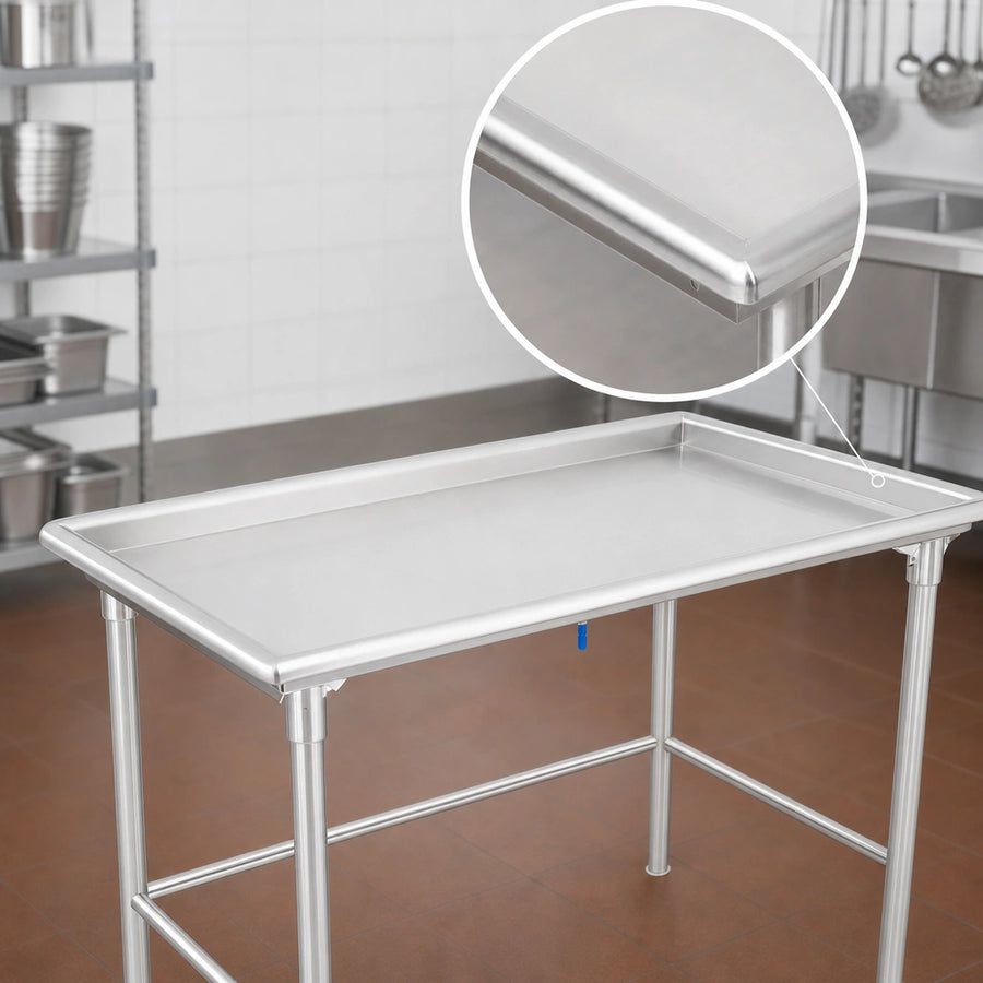 16-Gauge Stainless Steel Top