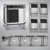 Thumbnail image #3 for Horizon Adjustable Ice Machine Stand for Elite 1010A, 1410A, 1410W & 1412W RIDE Installations