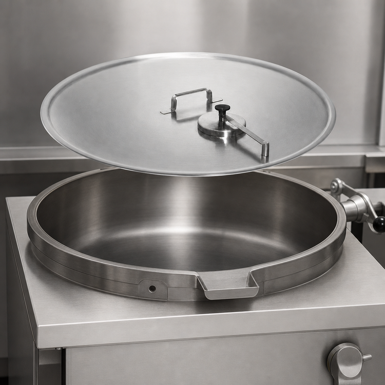 Product image #3 for Cleveland Range Additional Lift-Off Cover for SET-15 Braising Pan & Tilt Skillet