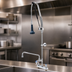 Thumbnail image #3 for EverSteel DuraPull 8-Inch Deck Mount Pull-Down Pre-Rinse Add-On Faucet with 12-Inch Swing Nozzle
