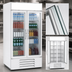 Thumbnail image #4 for Beverage Air MarketMax Two-Section Glass Door Reach-In Refrigerated Merchandiser, 35.08 Cu. Ft., White