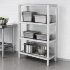Thumbnail image #3 for Channel Manufacturing Lifetime Tough ED2054-3 All-Welded 3-Shelf Aluminum Tubular Dunnage Shelving, 54W x 20D x 64H