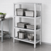 Thumbnail image #3 for Channel Manufacturing Lifetime Tough All-Welded Tubular 3-Shelf Aluminum Dunnage Shelving, 54W x 20D x 64H