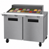 Thumbnail image #3 for Hoshizaki Steelheart 48-Inch Two-Section Mega Top Reach-In Prep Refrigerator with 18-Pan Rail
