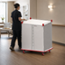 Thumbnail image #3 for Carter-Hoffmann Performance Series Stainless Steel Patient Tray Cart, 10-Tray Capacity
