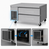 Thumbnail image #3 for Turbo Air PRO Series Single-Section 48-Inch Freezer Chef Base with 2 Stainless Steel Drawers, Stainless Steel Top