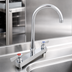 Thumbnail image #3 for OptiFlow Heavy Duty Solid Body Deck Mount Manual Faucet with 5-Inch Gooseneck Spout, 8-Inch OC