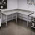 Thumbnail image #3 for Advance Tabco KTMS-3011 L-Shaped Corner Work Table, 132 x 60, 30-Inch Deep, 14-Gauge 304 Top