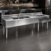 Thumbnail image #3 for Eagle 2200 Series 120-Inch Underbar Combination Unit with 3-Compartment Sink, Dual Drainboards, and Right Ice Bin