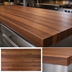 Thumbnail image #3 for John Boos Boos Block American Black Walnut Edge Grain Kitchen Countertop with Penetrating Oil Finish, 108 x 42 x 3 Inches