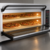 Thumbnail image #3 for PizzaMaster Countertop Electric Stone Hearth Pizza Oven with Two Stone Surfaces