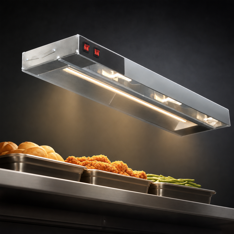Product image #3 for Eagle Group RedHots 66-Inch Single Lighted Strip Heat Lamp, Rod Type, 120V