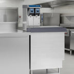 Thumbnail image #2 for Follett Products, LLC (Middleby) Vision VU155N0LL Low-Profile Ice and Water Dispenser, 150 lb, Left-Side Lever, Stainless Steel
