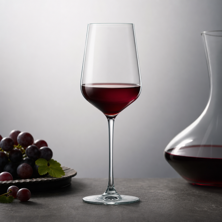 Product image #3 for Lucaris Hong Kong Hip Cabernet Stemmed Wine Glass, 18 oz., Clear