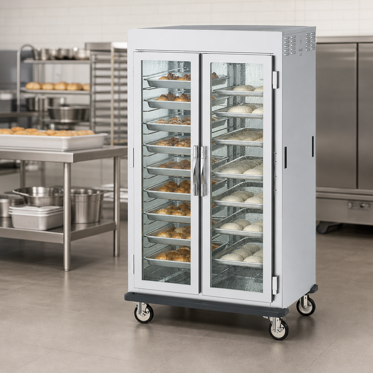 Product image #3 for Metro C5 9 Series Controlled Humidity Heated Holding and Proofing Cabinet, Full-Height Pass-Through, 2 Glass Doors