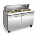 Thumbnail image #3 for IKON Refrigeration Mega Top Sandwich/Salad Prep Table, 2-Section, 61.2-Inch, 2 Drawers, 1 Door, 24-Pan Capacity