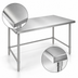 Thumbnail image #3 for John Boos 60 x 48 Inch 16-Gauge 300 Series Stainless Steel Top Work Table with Stallion Safety Edge