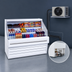 Thumbnail image #3 for Howard-McCray Ovation Series 51-Inch Wide x 44-Inch High Remote Open Merchandiser with Straight Plexi, White Finish