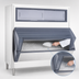 Thumbnail image #3 for Follett SmartGATE SG1650S-60 Single Door Upright Ice Bin, 1660 lb Capacity