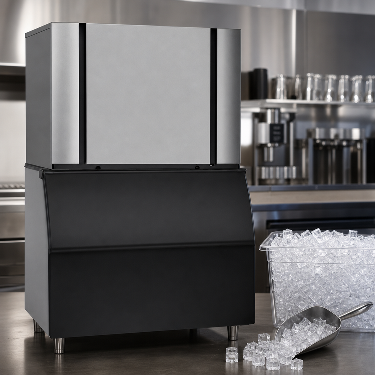 Product image #4 for Ice-O-Matic Elevation Series Modular Half-Size Cube Ice Maker, 48-Inch Wide, Water-Cooled