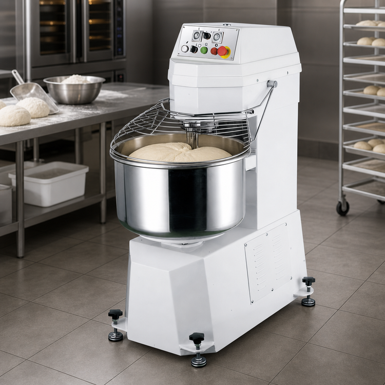 Product image #4 for Eurodib Spiral Dough Mixer with 84.5 Qt. Bowl, 55 lb. Kneading Capacity, 2-Speed, 208V/3-Phase