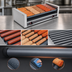 Thumbnail image #3 for Roll-A-Grill Slanted Hot Dog Roller Grill, 33 Hot Dog Capacity, 12 GripsIt Rollers, 120V