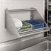 Thumbnail image #3 for John Boos Wall-Mounted Slanted Tubular Dishrack Sorting Shelf, 22 x 18 Inches, with Brackets