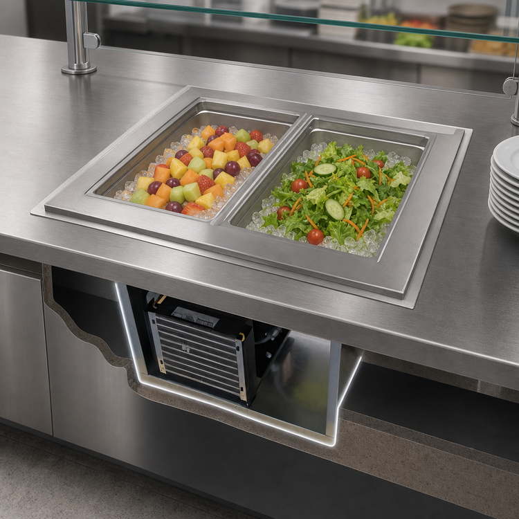 Product image #3 for Delfield LiquiTec Drop-In Cold Well for 1 Full-Size Pan