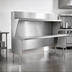 Thumbnail image #3 for La Rosa Modular Open-Front Stainless Steel Equipment Enclosure, 114 x 26.5 x 36 Inches