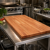 Thumbnail image #3 for Boos Block American Cherry Edge Grain Kitchen Countertop, 84 Inches x 30 Inches x 1-1/2 Inches, Varnique Finish