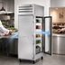 Thumbnail image #3 for SPEC SERIES One-Section Pass-Thru Reach-In Refrigerator with Solid Front and Glass Rear Doors