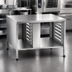 Thumbnail image #3 for RATIONAL Stand II Stationary Stainless Steel Oven Stand with 14 Supporting Rails for 6- and 10-Full Size Classic/Pro