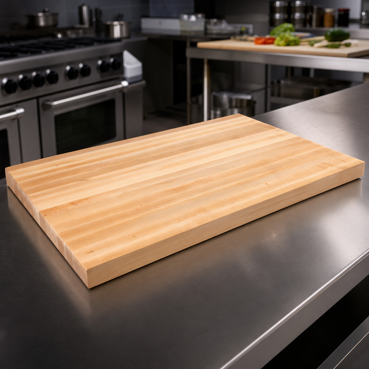 Product image #3 for John Boos Boos Block Edge Grain Northern Hard Rock Maple Kitchen Countertop, 36"W x 27"D x 2-1/4" Thick, Varnique Finish