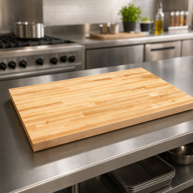 Product image #3 for John Boos Boos Block Blended Edge Grain Maple Kitchen Countertop, 12 x 25 x 1-1/2 Inch, Oil Finish