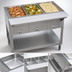 Thumbnail image #3 for Castle 45.7-Inch Open Well Electric Hot Food Table with 3 Wells for 12 x 20 Pans