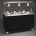 Thumbnail image #3 for Vollrath 2-Series Affordable Portable™ 46 Inch Mobile Utility Station, Stainless Steel Top, Buffet Breath Guard, Open Storage Base