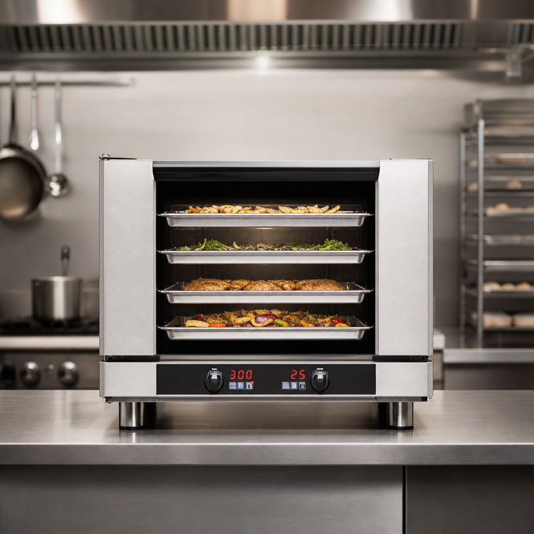 Product image #3 for Turbofan E28D4 Countertop Full-Size Digital Electric Convection Oven, 4 Sheet Pan Capacity