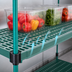 Thumbnail image #3 for QuadPlus 48-Inch x 24-Inch Louvered Polymer Shelf Mat with Wire Quad-Adjust Frame, Green
