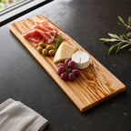 Thumbnail image #3 for American Metalcraft OWB208 Olive Wood Rectangular Serving Board, 20 x 8 x 3/4 Inch, Straight Edge, No Handle Case of 6