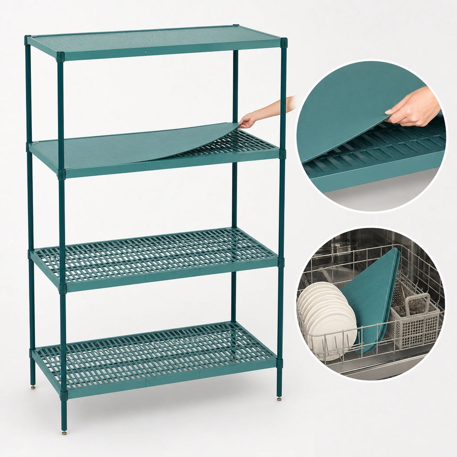Removable Polymer Shelf Mats