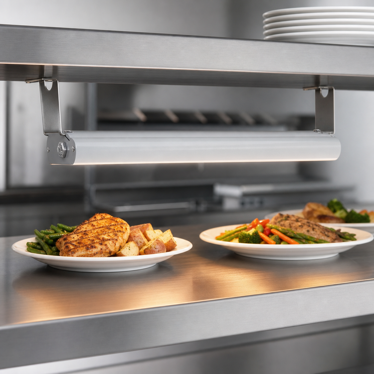Product image #3 for Vollrath 18-Inch Low Profile Unlighted Strip Heat Lamp, 208V