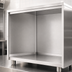 Thumbnail image #3 for Vollrath 4-Series Signature Server 88-Inch Bag-In-Box Open Storage Base with Bottom Shelf, Stainless Steel