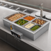 Thumbnail image #3 for Hatco Drop-In Modular/Ganged Heated Well, 5 Full-Size Pan Capacity, Insulated, With Drain