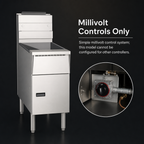 Thumbnail image #3 for Pitco Frialator (Middleby) Solstice SG14R-S Gas Floor Fryer, Full Frypot, Millivolt Controls, 40-50 lb Oil Capacity, Stainless Steel