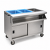 Thumbnail image #3 for Eagle Group Spec-Master Mobile Sealed Well Hot Food Table with Sliding Doors, 2 Wells, 33-Inch Wide, 120V